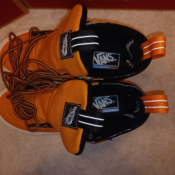 Vans Men’s 4/Women's 5.5 Sk8-Hi MTE 2.0 DX Apricot/Black VN0A5HZYB9M - Picture 6 of 12